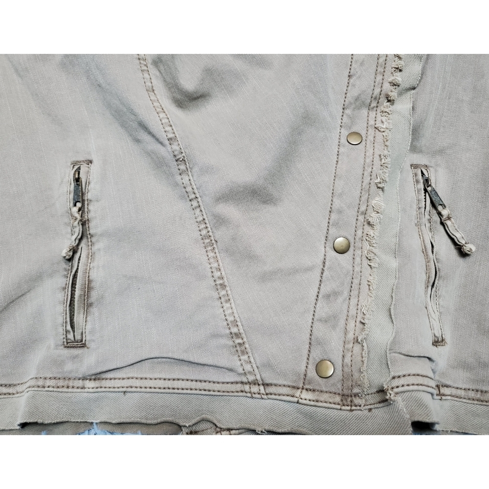 Tribal jeans brown jacket size XL - Picture 5 of 10
